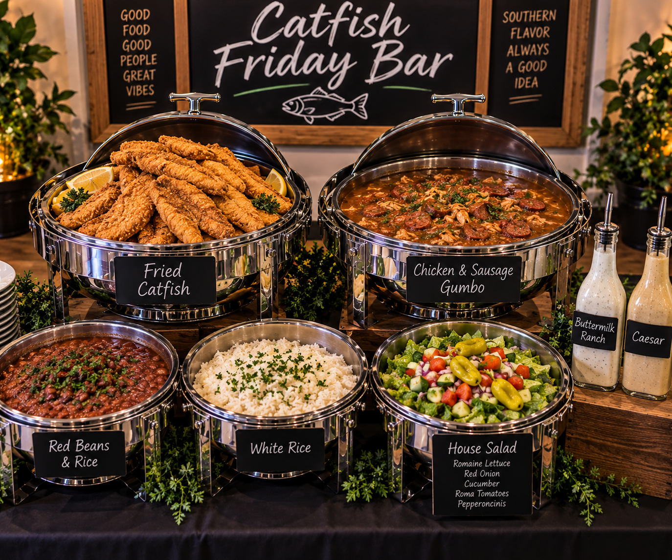 Catfish Friday bar — a southern classic done right